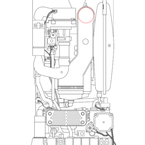 0020195520 - GLOW-WORM - Energy - 12r - Flue Adapter and Manifold Gasket (Top)